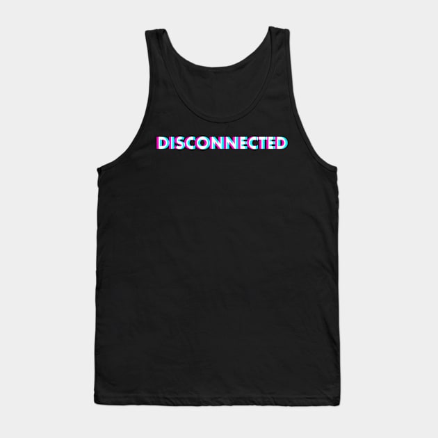 Japanese Vaporwave Aesthetic Disconnected Gift Tank Top by Alex21